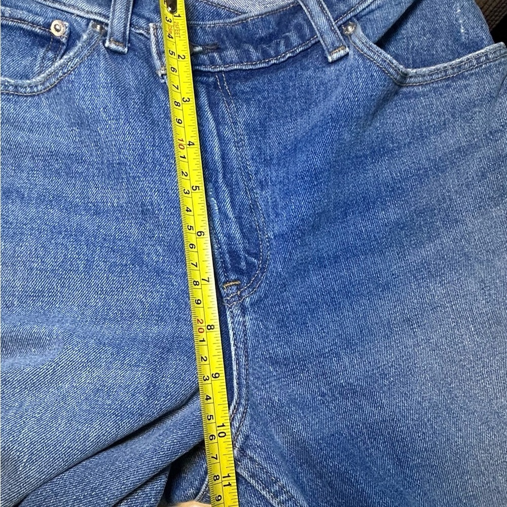 Abercrombie and Fitch 90s straight ultra high rise jeans size 27/4 medium wash - Picture 8 of 11